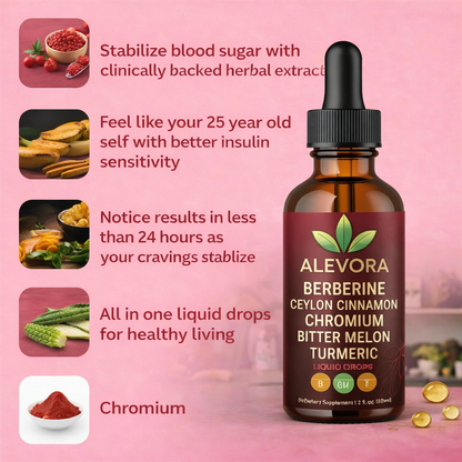 Berberine + Ceylon Cinnamon Regulator Drops (60mL)